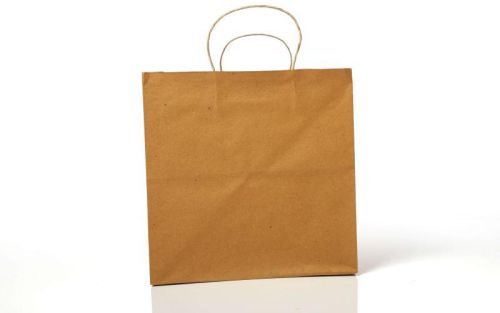 Brown 10x10x10 Inch Paper Cake Bag