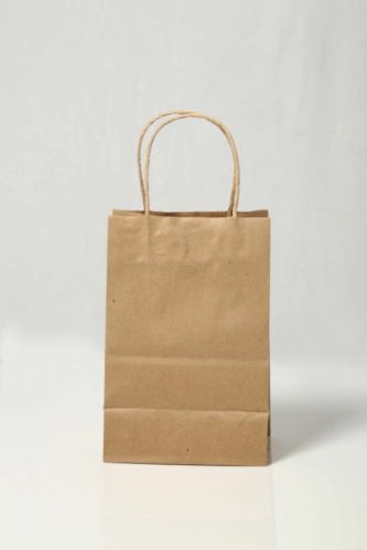 9x6x4 Inch Kraft Paper Bag, Technics : Machine Made