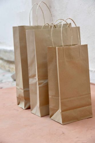 Plain Brown Paper Bag, For Gift Packaging