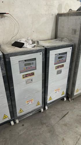 Single Phase Electric 15KVA To 200KVA Mild Steel Servo Controller, Voltage : 220vdc