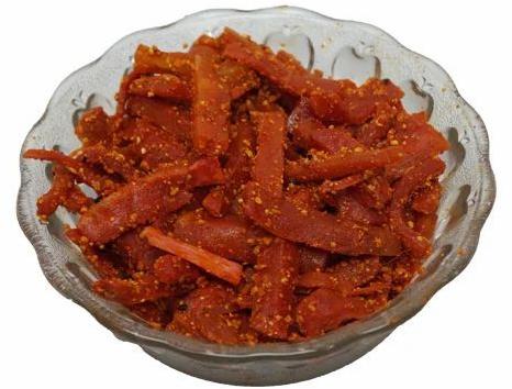 Natural Masala Carrot Pickle, Color : Red