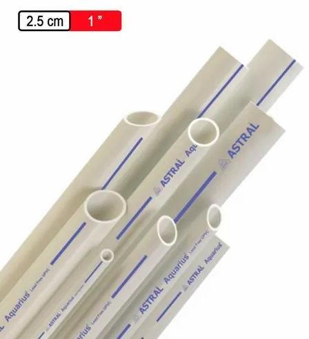 White Round Astral UPVC Casing Pipes, For Plumbing