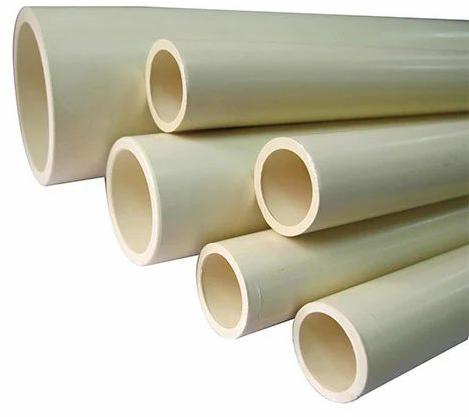 White Round CPVC Pipe, For Water Treatment Plant, Certification : ISI Certified