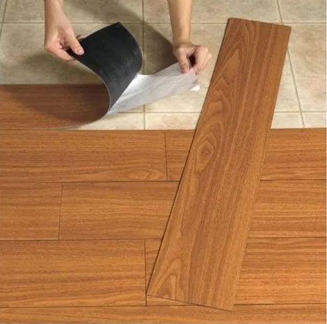 Glossy PVC Flooring Services, For Home, Office