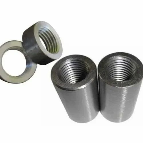 Round Polished Steel Rebar Coupler, For Jointing, Feature : Corrsion Proof, Light Weight