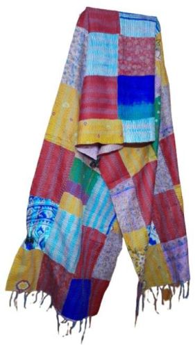 Embroidered Silk Kantha Shawls, Age Group : Adults