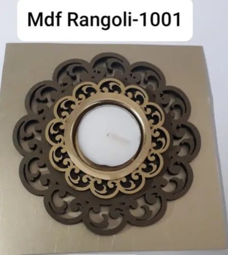 Round Wooden 1001 MDF Rangoli, For Home Decor, Feature : Smooth Texture, Colorful