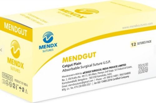 Mendgut Catgut Plain Absorbable Surgical Sutures