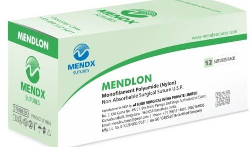 Mendlon Monofilament Polyamide Non Absorbable Sutures