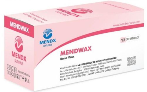 MENDX Opaque MENDWAX Bone Wax, Packaging Type : Aluminium Foil