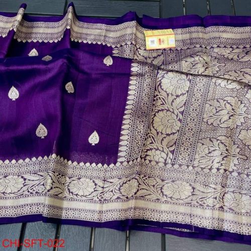 Weaving Georgette Designer Saree, Saree Length : 6.5 Meter