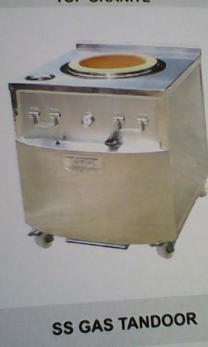 Polished Stainless Steel Gas Tandoor, Shape : Round