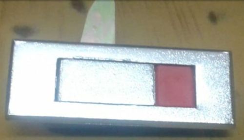 Metal Manual Polished Bus Door Flap Lock, For Stable Performance, Longer Functional Life, Color : Silver