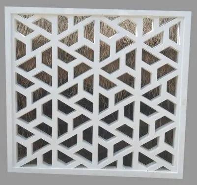 Square GRC Jali, Color : White