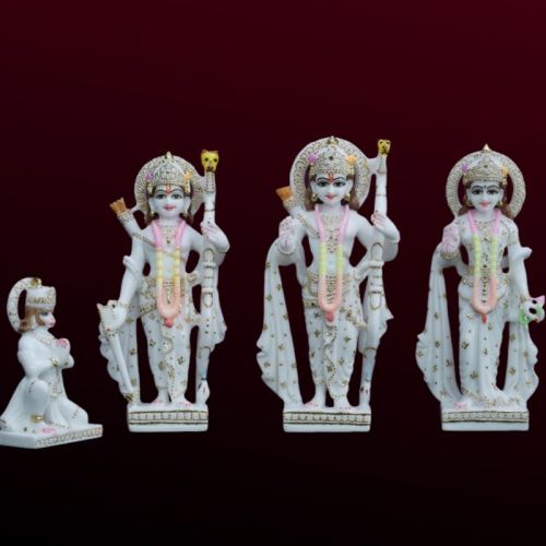 15 Inch RAM Darbar Statue, For Garden, Home, Office, Shop, Temple, Packaging Type : Carton Box