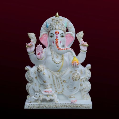 Ganesh Marble Dust Statue