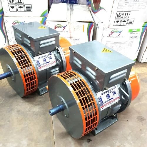 Electric 100kg Metal Generator Alternator, Rated Power : 3kva - 45kva