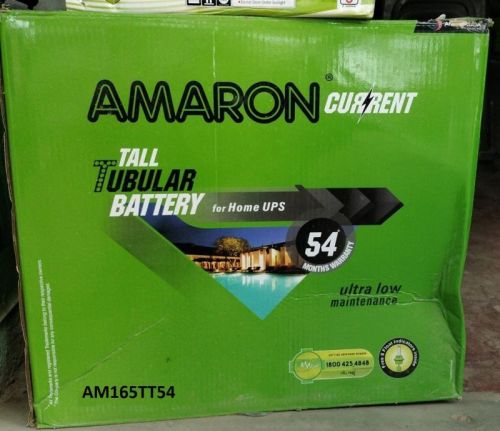 Amaron AM165TT54 Tall Tubular Battery, For Power Use, Feature : Fast Chargeable, Heat Resistance, Stable Performance