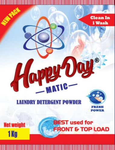 Rect Detergent Powder Matic, Model Number : Hdaymatic1kg