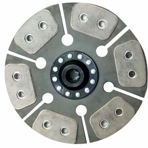 Silver Mild Steel Tractor Clutch Plate, For Truck Use, Shape : Round