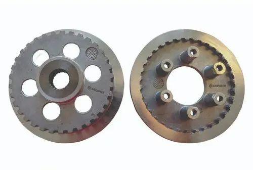 Silver Round Mild Steel Two Wheeler Clutch Hub, For Automotive