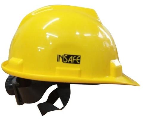 Yellow ABS Industrial Safety Helmet, Size : Medium