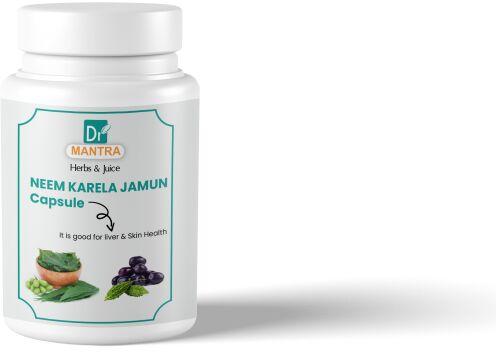 Neem Karela Jamun Capsule, Packaging Type : Bottle