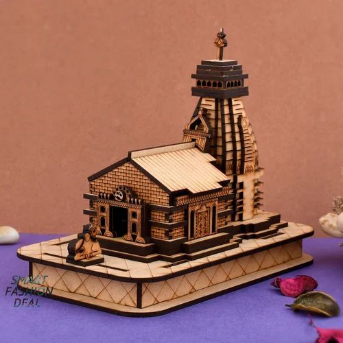 Wooden Kedarnath Temple Model, For Home, Style : Religious