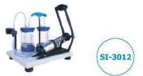 Manual Foot Operated Suction Machine, For Hospital, Color : White