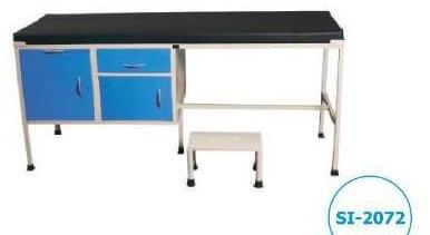 SI-2072 Hospital Examination Couch, For Health Centers, Feature : Comfortable, Easy To Use, Fine Finish