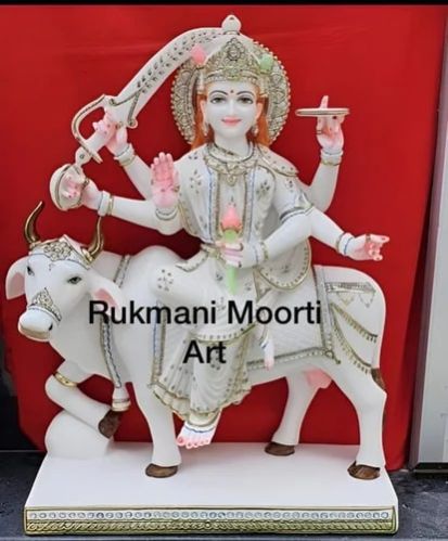 Polished Umiya Mata Marble Statue, For Worship, Packaging Type : Carton Box