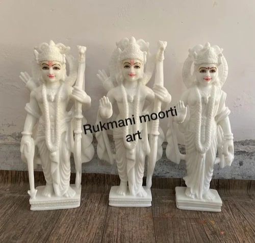 Vietnam Marble RAM Darbar Statue, For Worship, Packaging Type : Wooden Box
