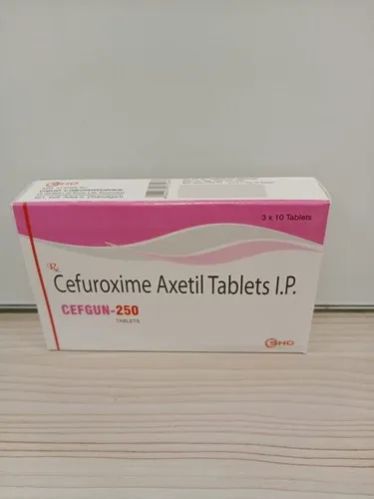 250mg Cefuroxime Axetil Tablets, Medicine Type : Allopathic