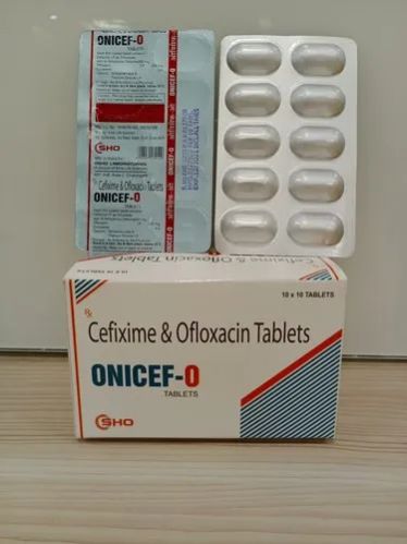 Cefixime & Ofloxacin Tablets, Grade Standard : Medicine Grade