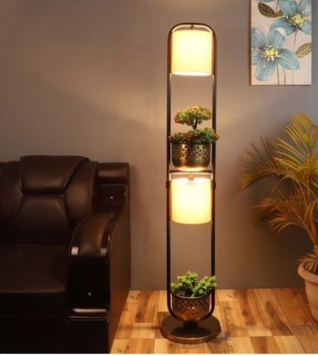 72inch Double Basket Floor Decorative Lamp, Feature : Damage Resistant, Eye Catching Look, Impeccable Finish