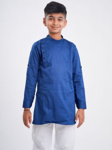 Plain Boys Cotton Kurta Pajama, Technics : Machine Made