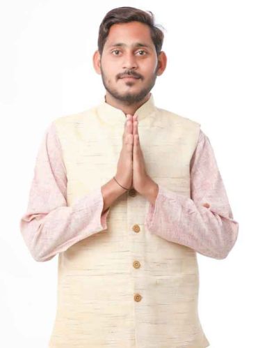 Plain Mens Khadi Kurta Pajama, Technics : Machine Made