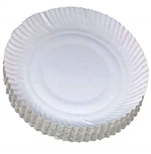 Plain paper plates, Shape : Round for Serving Food