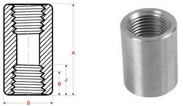 ASME B16.11 Threaded Full Coupling