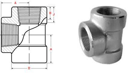 ASME B16.11 Threaded Tee