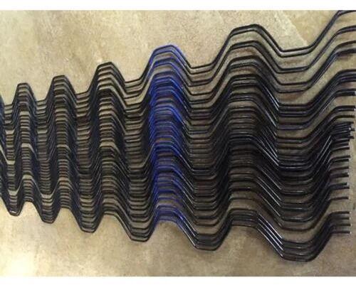 Steel Polyhouse Zig Zag Springs, Length : 2 Meter