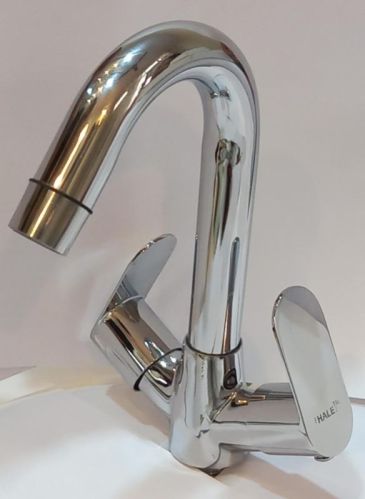 Silver Opal Center Hole Basin Mixer, For Bathroom