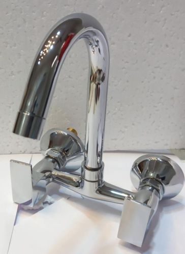 Hale Grey Bright Chrome Plates Square Sink Mixer, For Bathroom, Style : Traditional