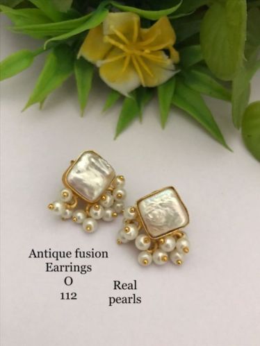 Antique Fusion Earrings, Ideal For : Women