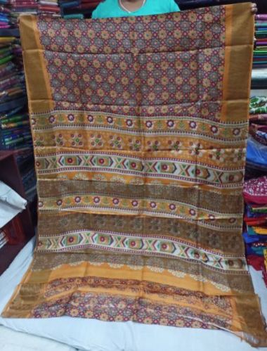 Plain Tussar Silk Handloom Sarees, Occasion : Party Wear