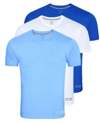 Mens Plain Round Neck T- Shirts, Technics : Machine Made