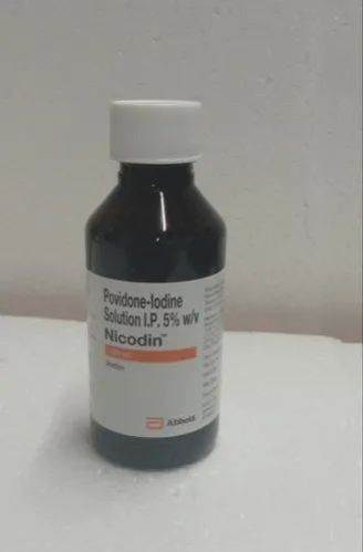 ABBOTT Nicodin 7.5% Surgical Syrup, Packaging Type : Bottle