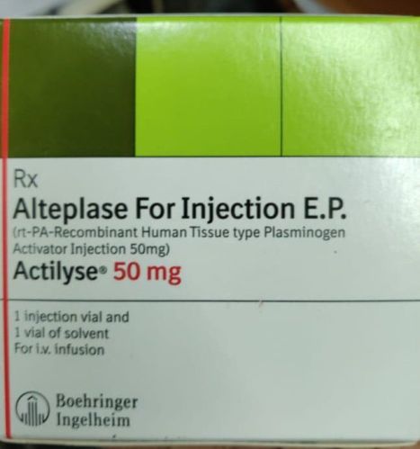 Alteplase For Injection, Medicine Type : Allopathic