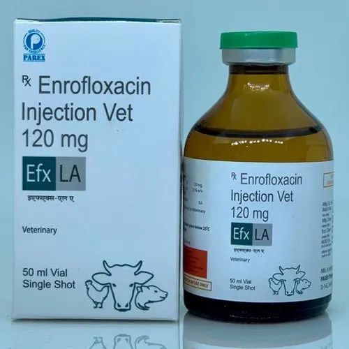 Enrofloxacin 10% Injection, For Hospital, Form : Liquid