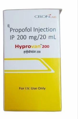 Propofol Injection IP 200 Mg / 20 Ml
